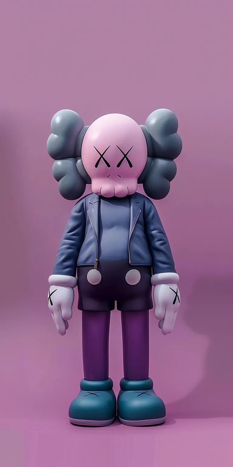 kaws wallpapers 4k, wallpaper style, 4K  1:2