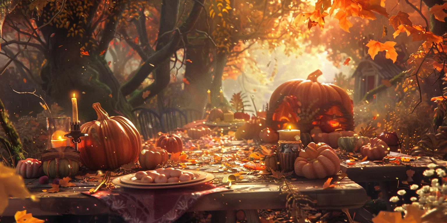 thanksgiving wallpaper aesthetic, style, 4K  2:1