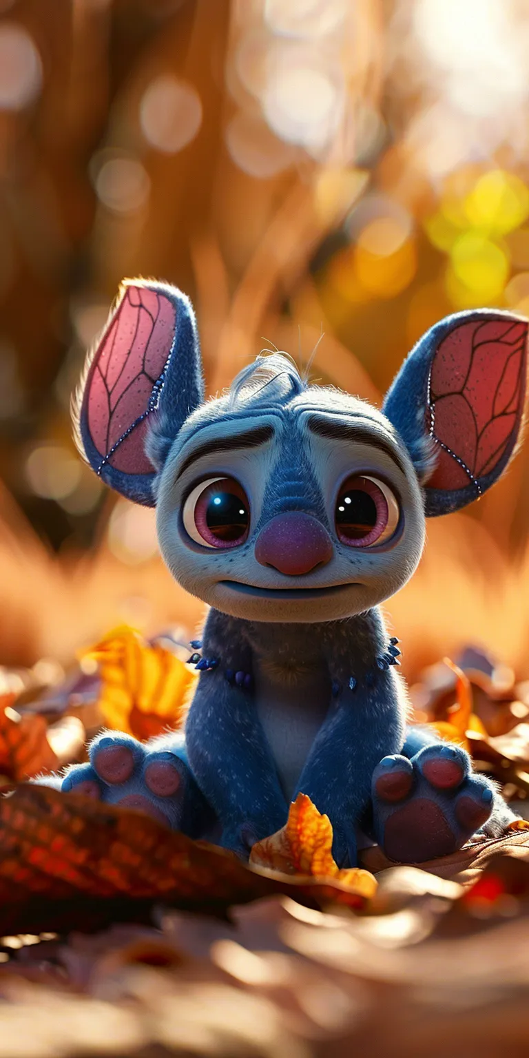 cute stitch wallpapers for computer, wallpaper style, 4K  1:2