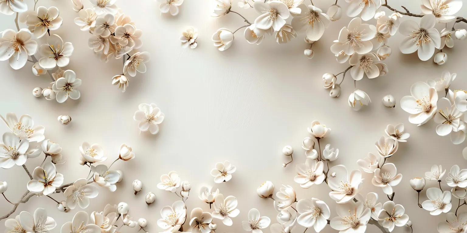 white background wallpaper wall, blossom, flowers, floral