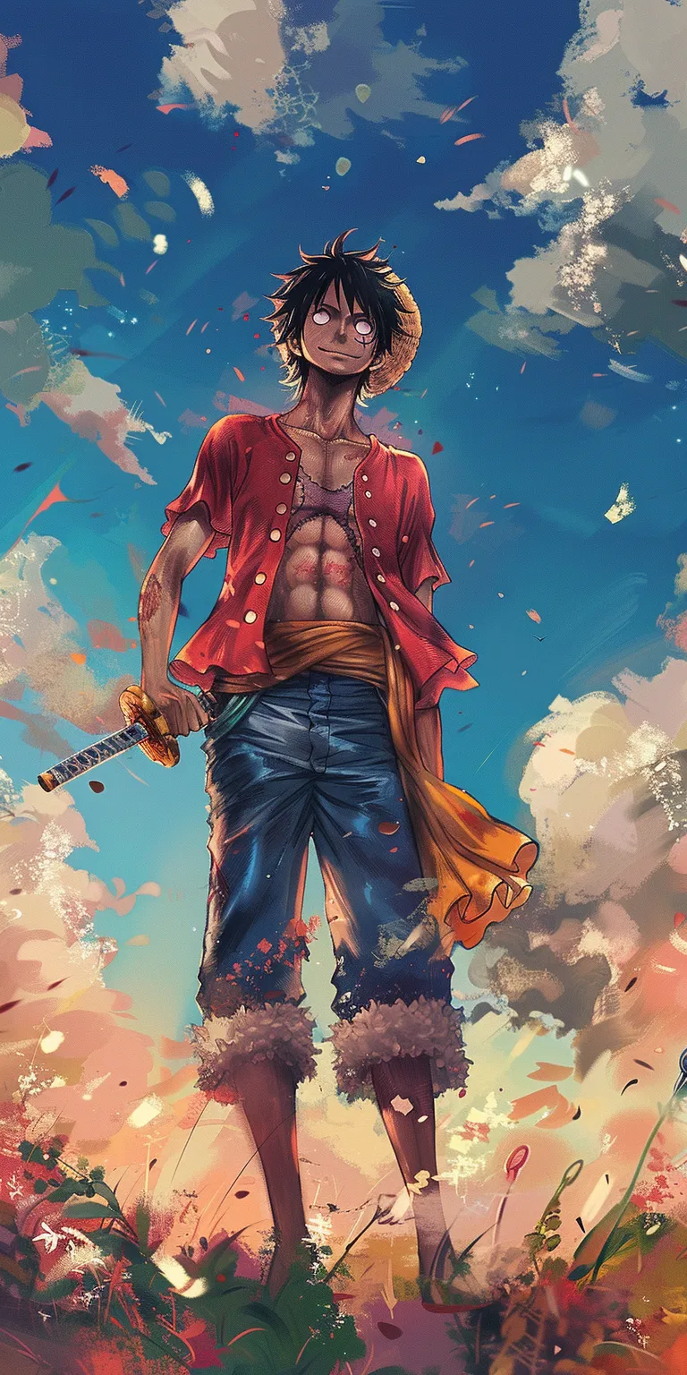 one piece wallpapers iphone, wallpaper style, 4K  1:2