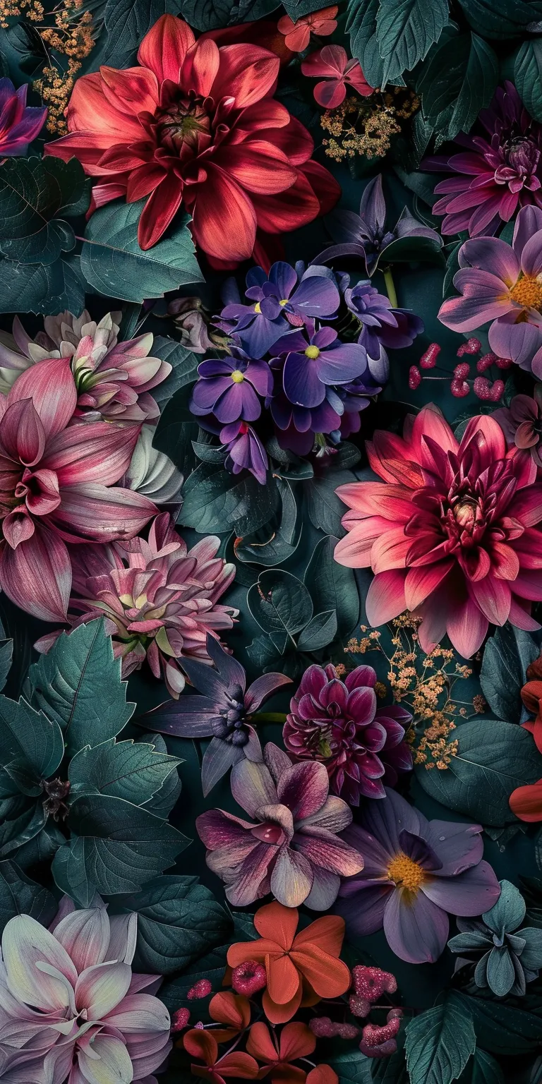 floral background floral, flowers, botanical, 2560x1440, 3840x1080