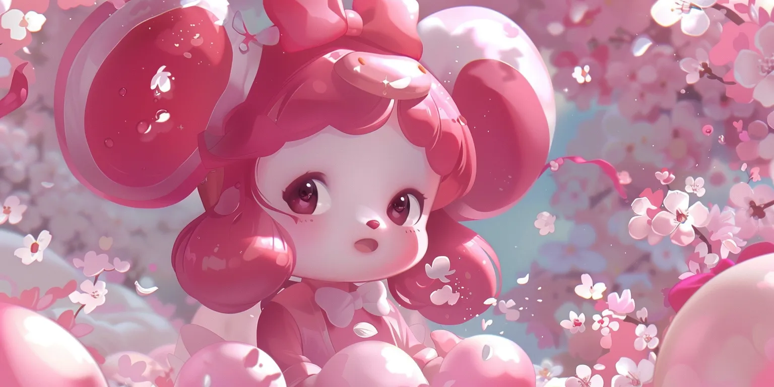my melody wallpaper aesthetic, style, 4K  2:1