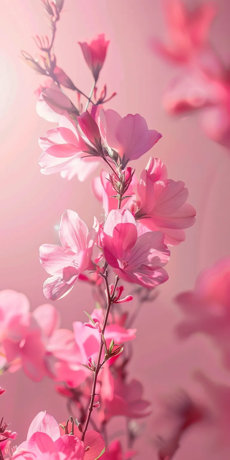 pink background plain, wallpaper style, 4K  1:2