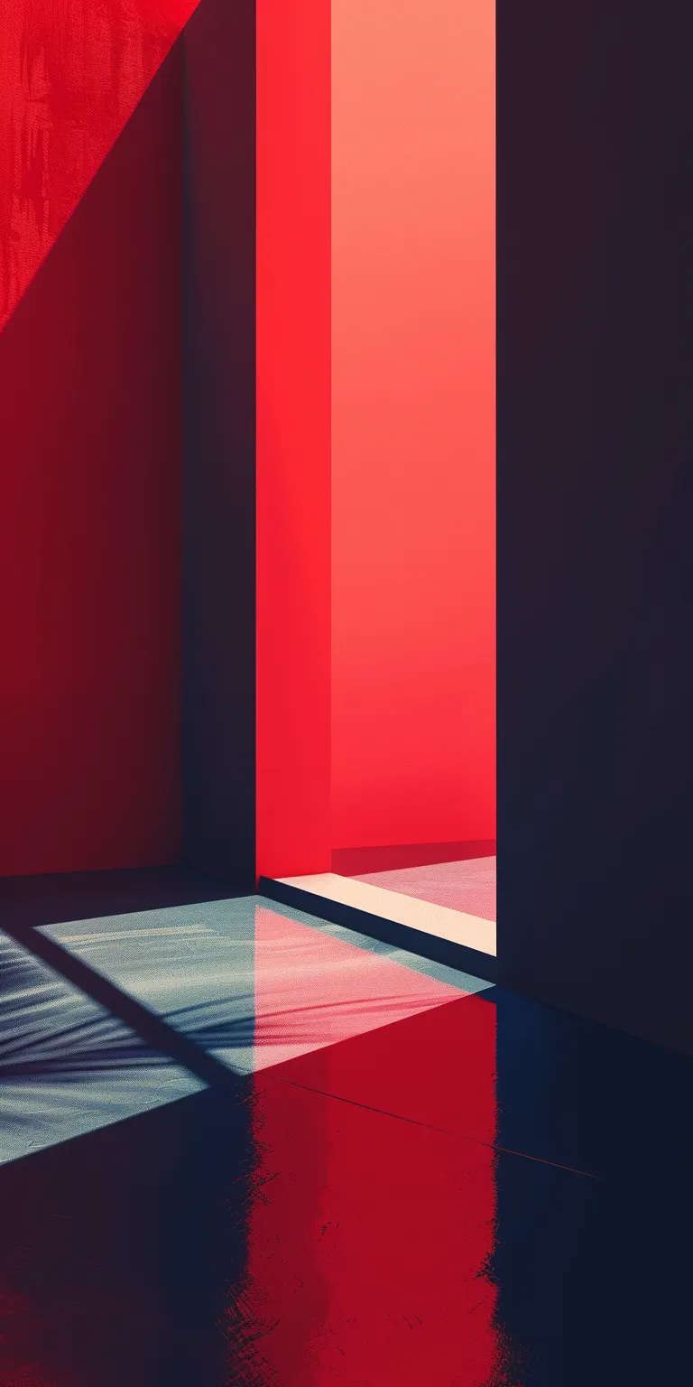 minimalist wallpaper wall, gradient, color, abstract, red