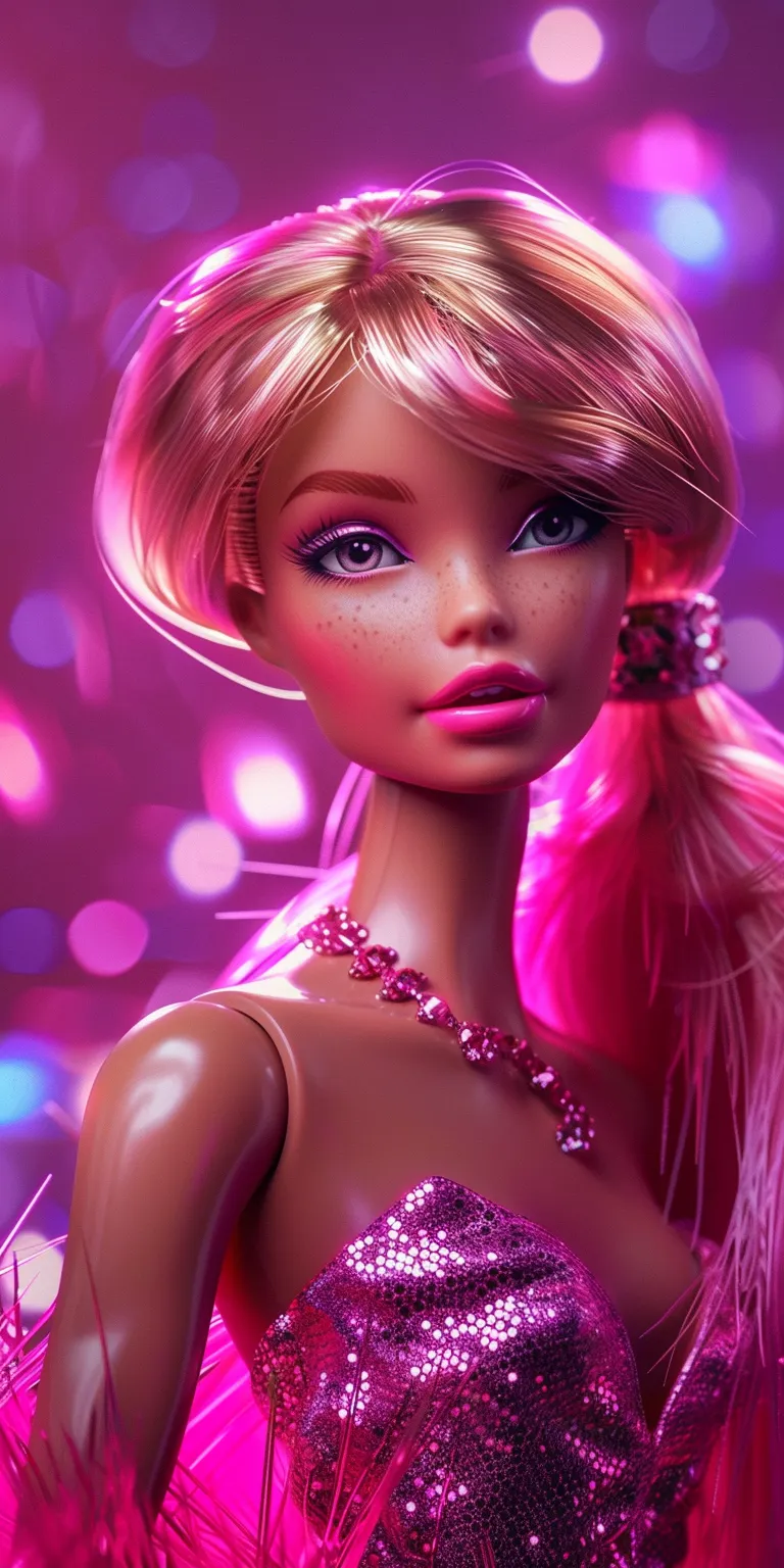 barbie wallpaper, wallpaper style, 4K  1:2