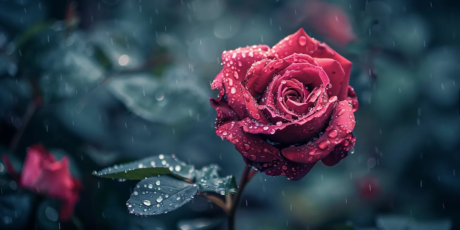 rose wallpaper rose, rain, pinterest, flower, wall