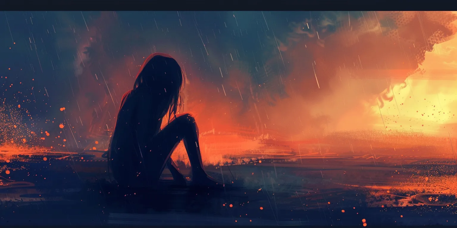 sad wallpapers for girls, wallpaper style, 4K  2:1