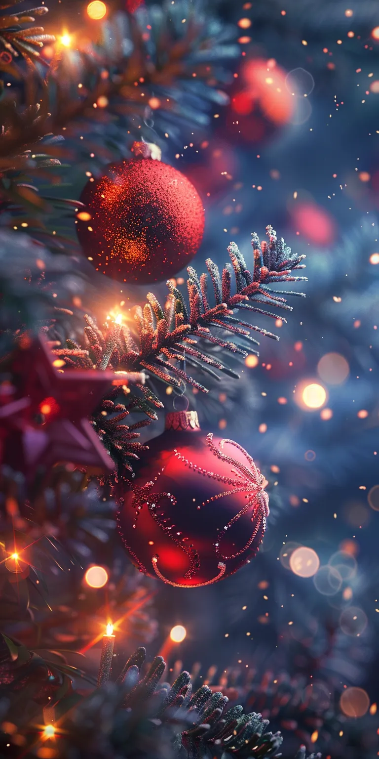 christmas background iphone, wallpaper style, 4K  1:2
