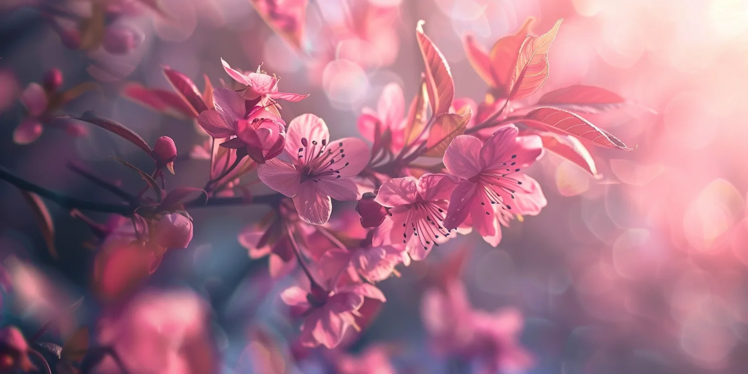 spring background aesthetic, wallpaper style, 4K  2:1