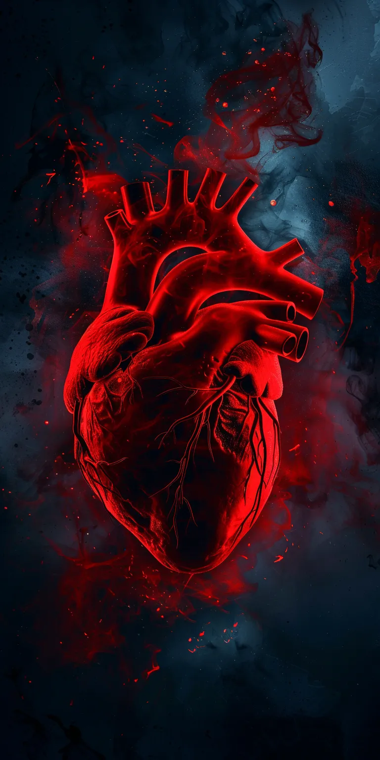 heart background images, wallpaper style, 4K  1:2