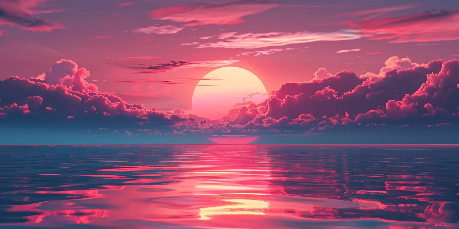 sunset background iphone, wallpaper style, 4K  2:1