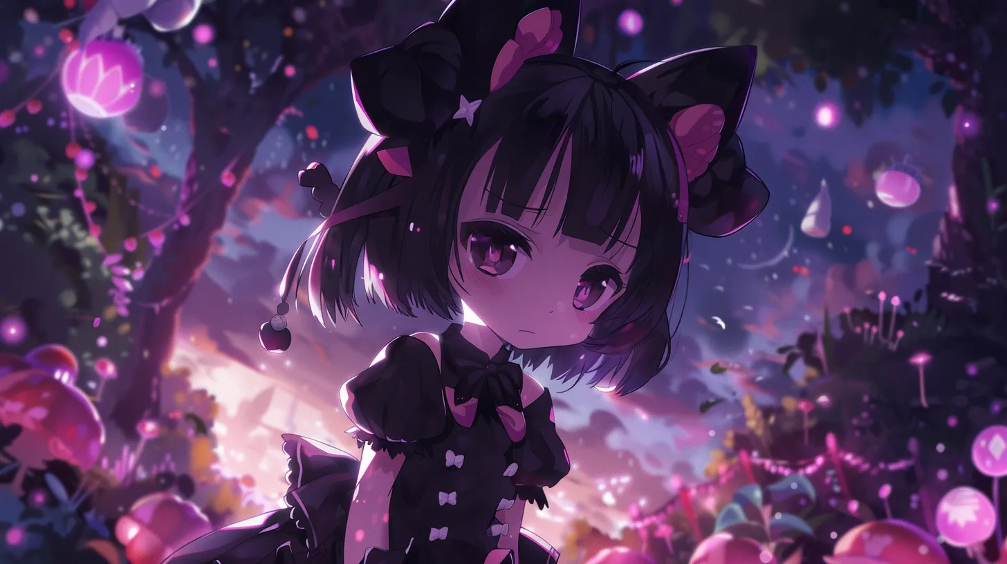 kuromi wallpapers, wallpaper style, 4K  16:9