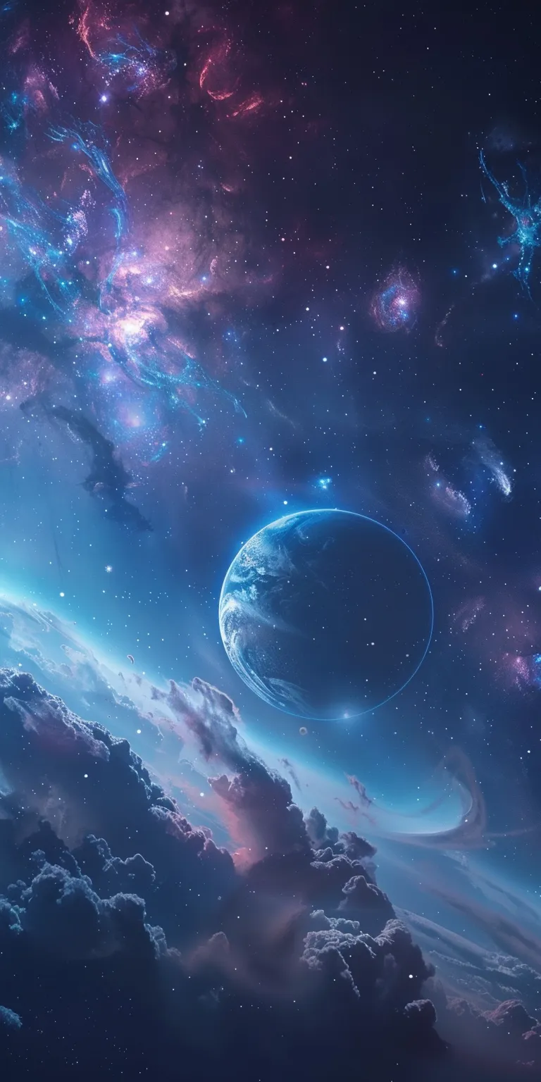 space wallpapers, wallpaper style, 4K  1:2