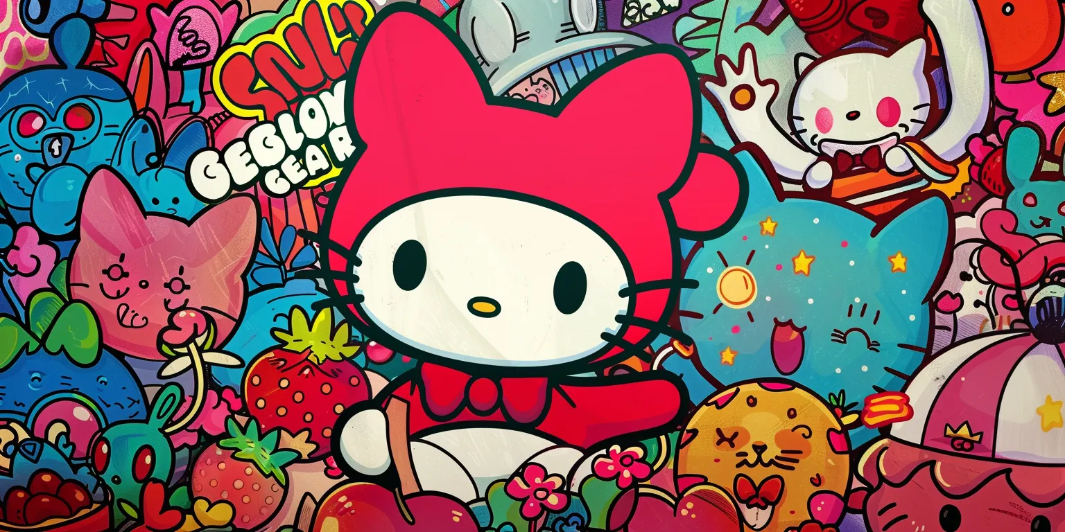 sanrio wallpaper, wallpaper style, 4K  2:1