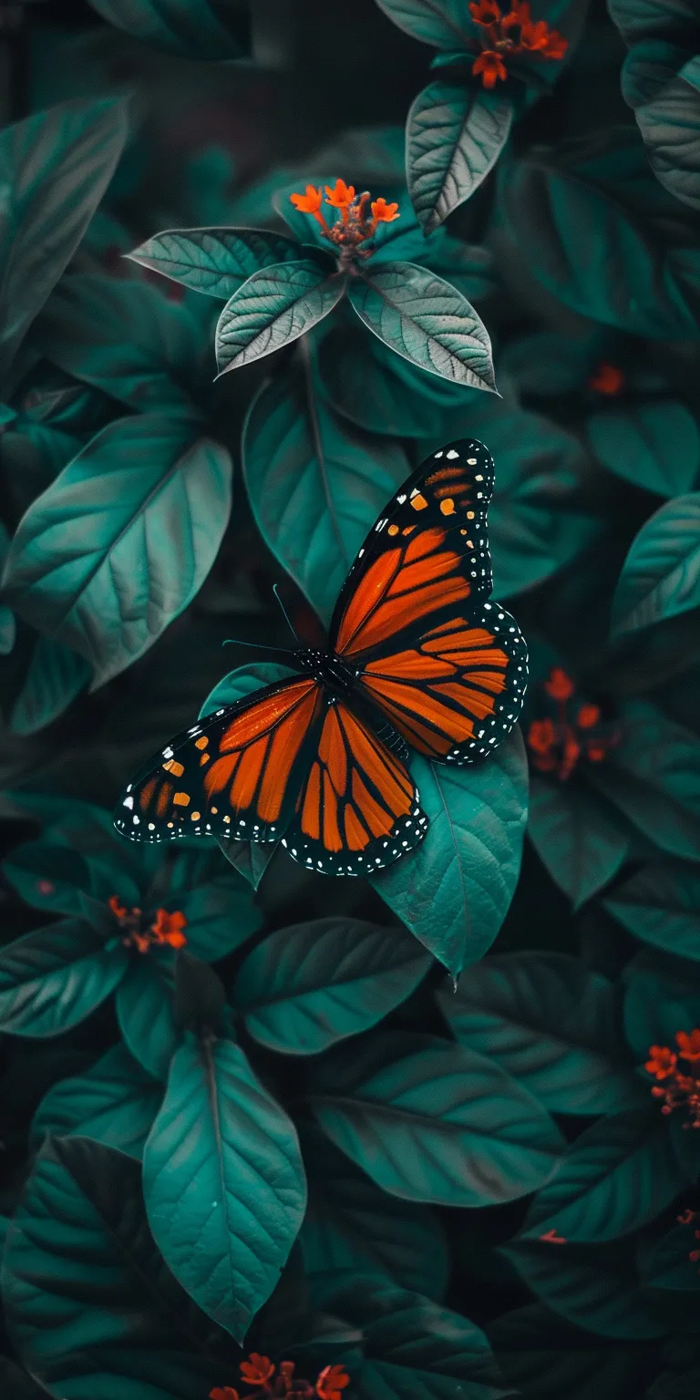 butterfly wallpaper laptop, style, 4K  1:2