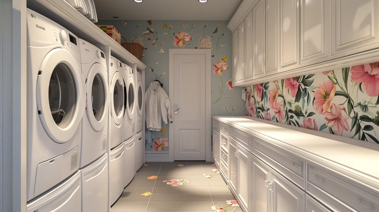 fun wallpaper for laundry room, style, 4K  16:9