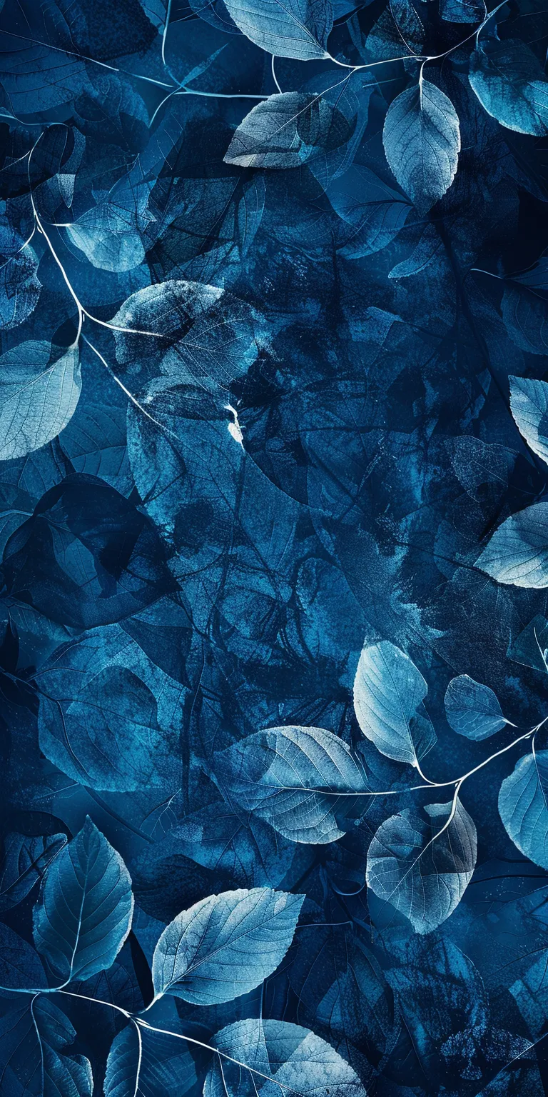 blue aesthetic wallpaper, wallpaper style, 4K  1:2