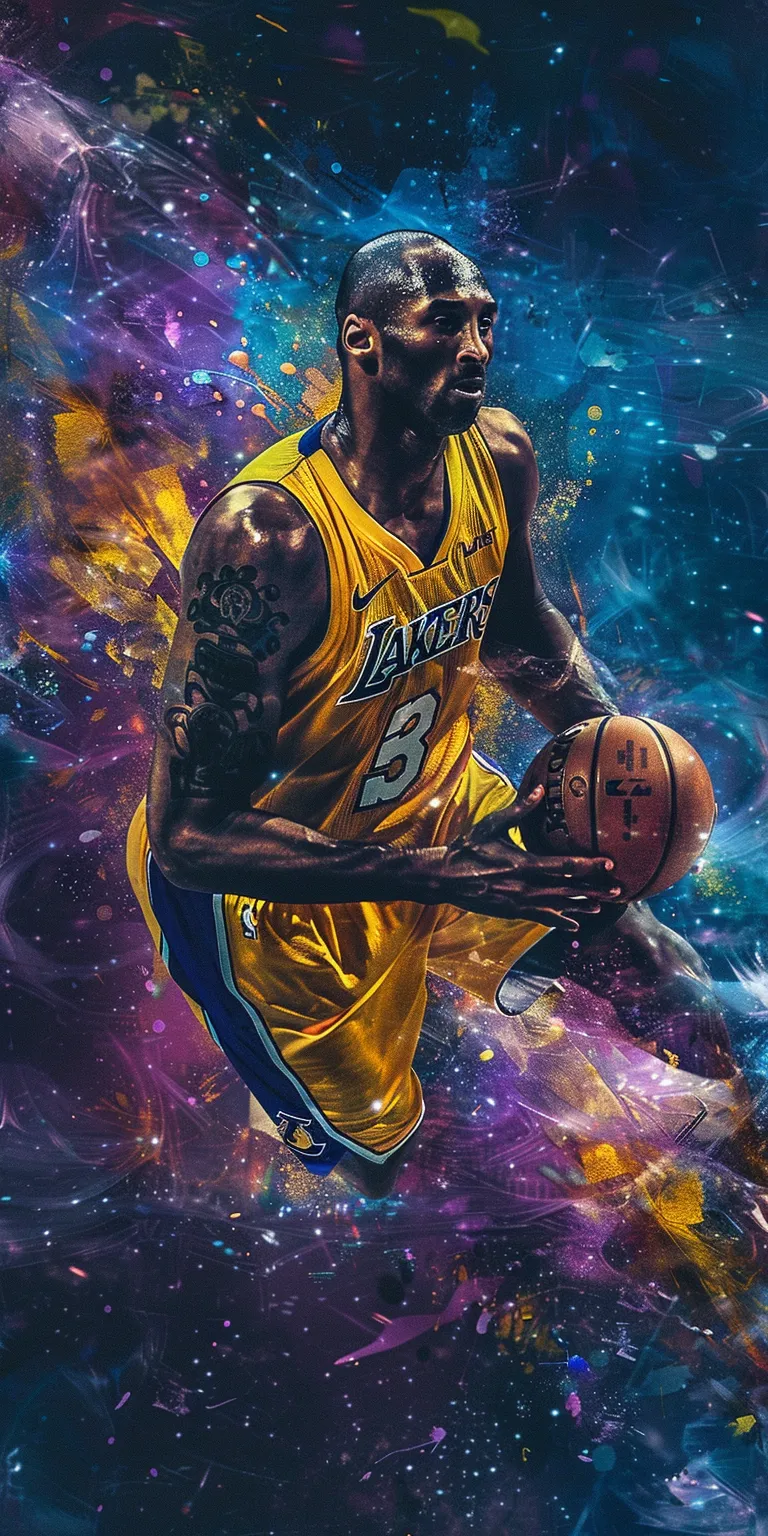 kobe bryant wallpapers cool, wallpaper style, 4K  1:2