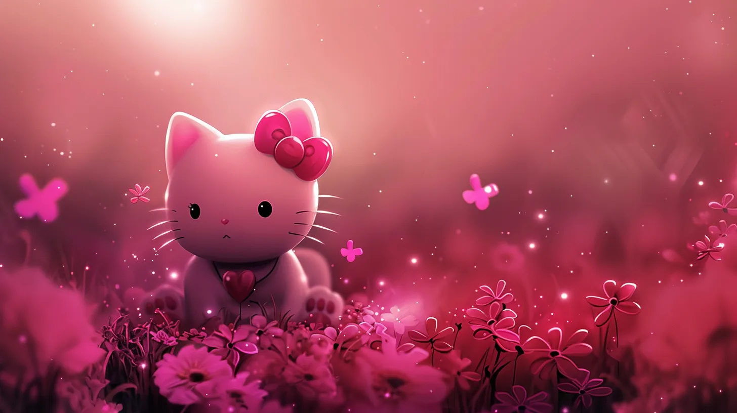 hello kitty wallpapers for computers, wallpaper style, 4K  16:9