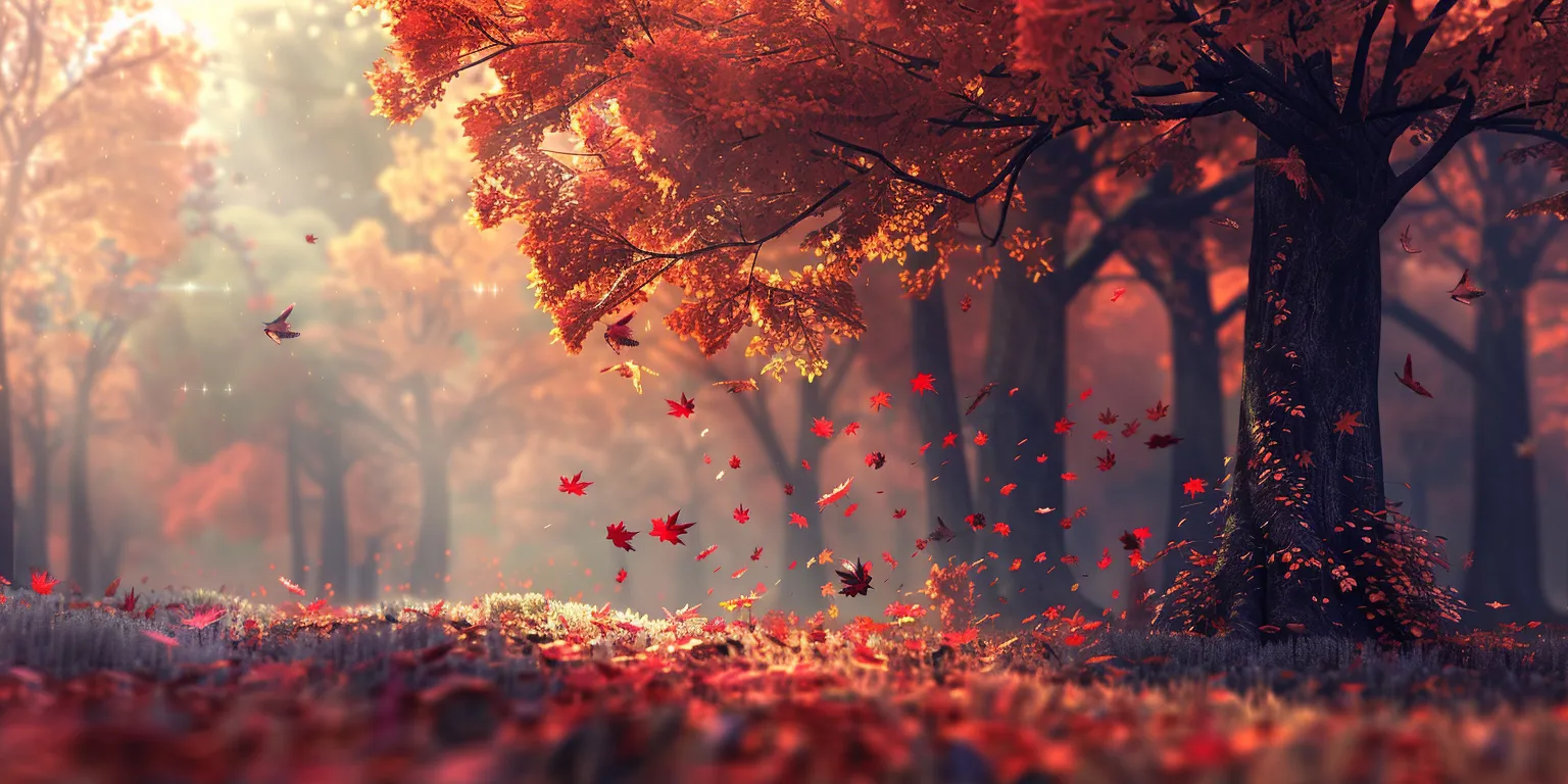 fall background wallpaper, wallpaper style, 4K  2:1