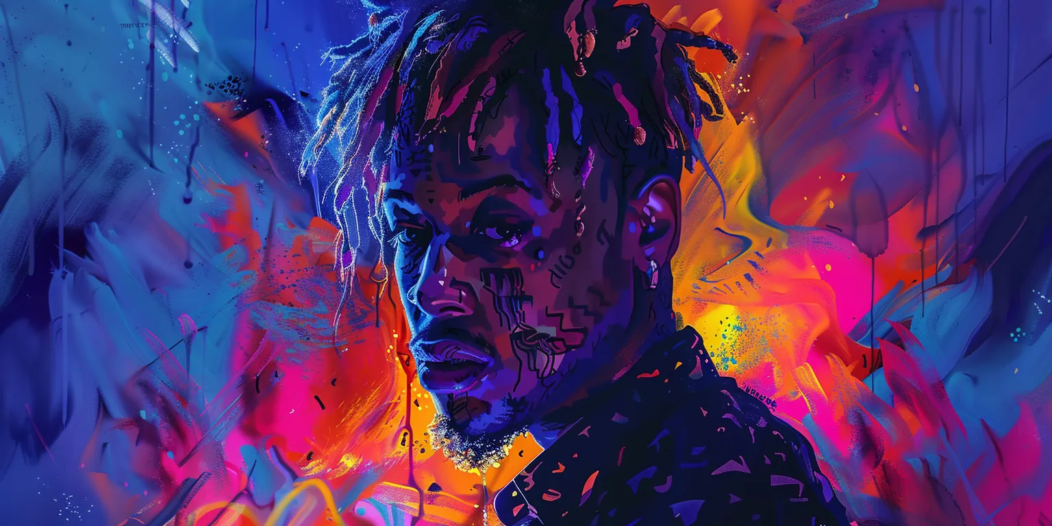 juice wrld wallpapers, wallpaper style, 4K  2:1