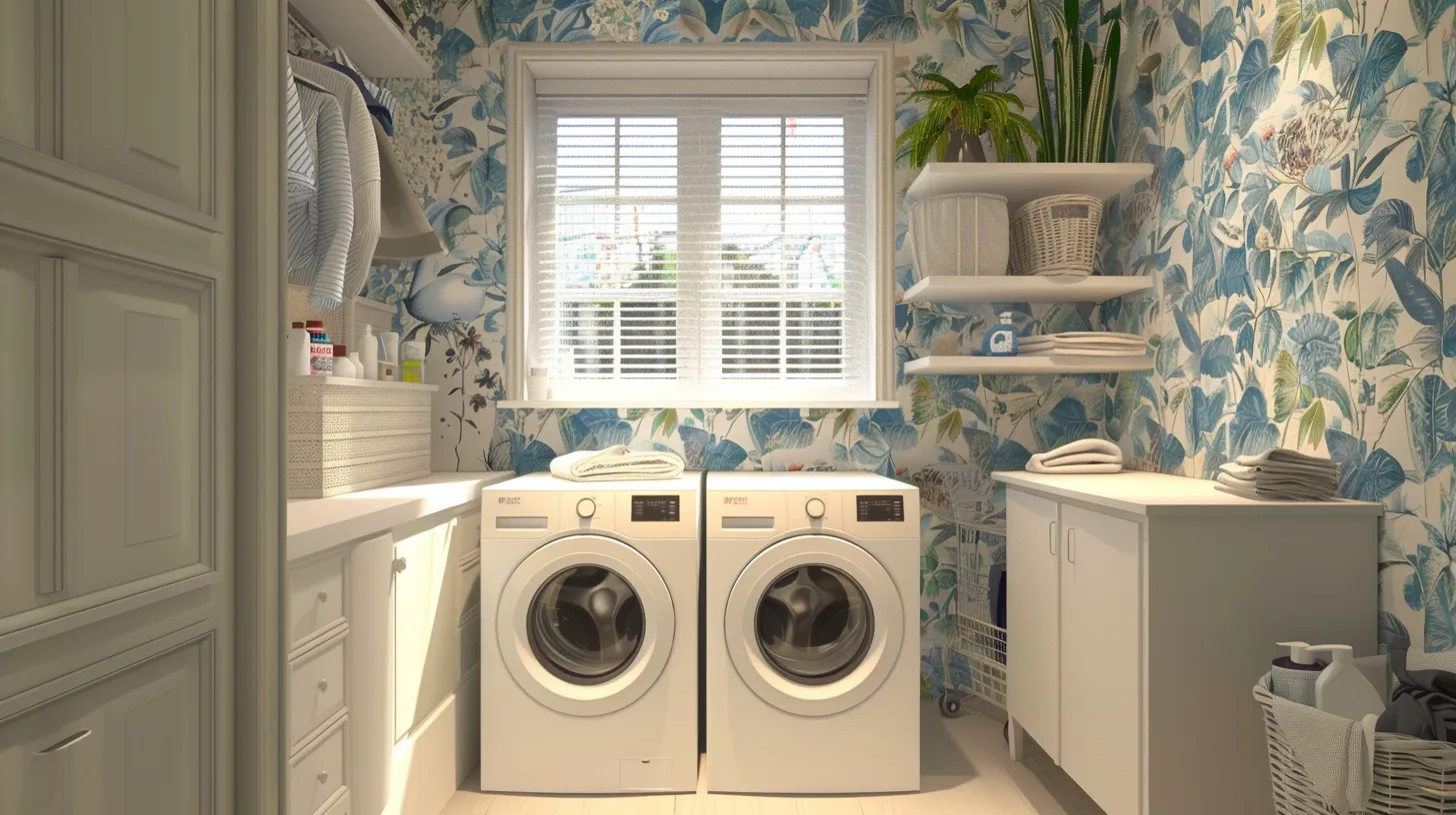 fun wallpaper for laundry room, style, 4K  16:9