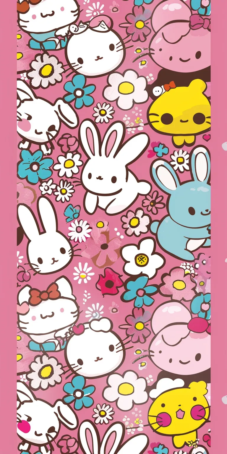 sanrio wallpaper, wallpaper style, 4K  1:2