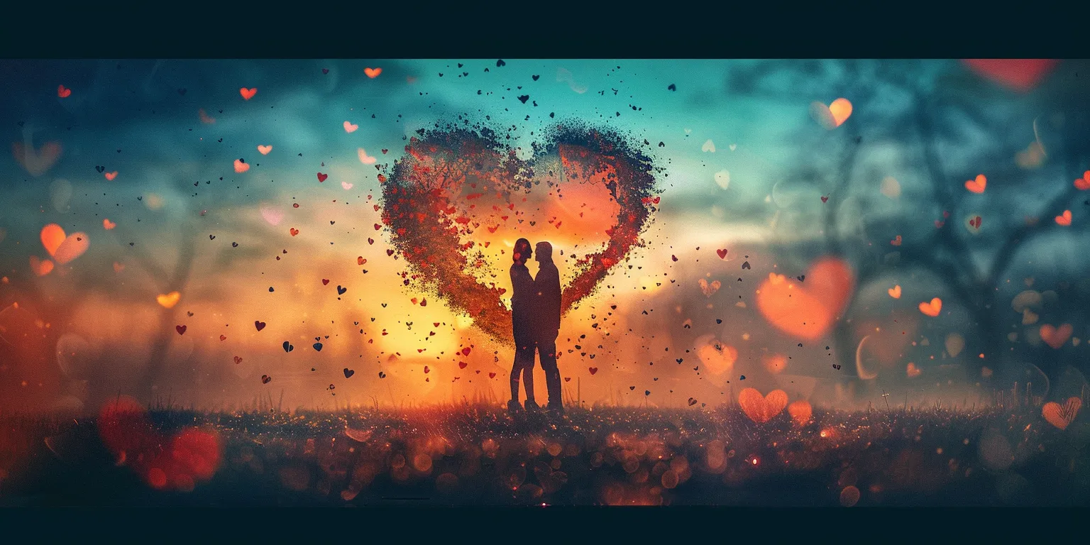love wallpaper heart, romantic, love, hearts, couple