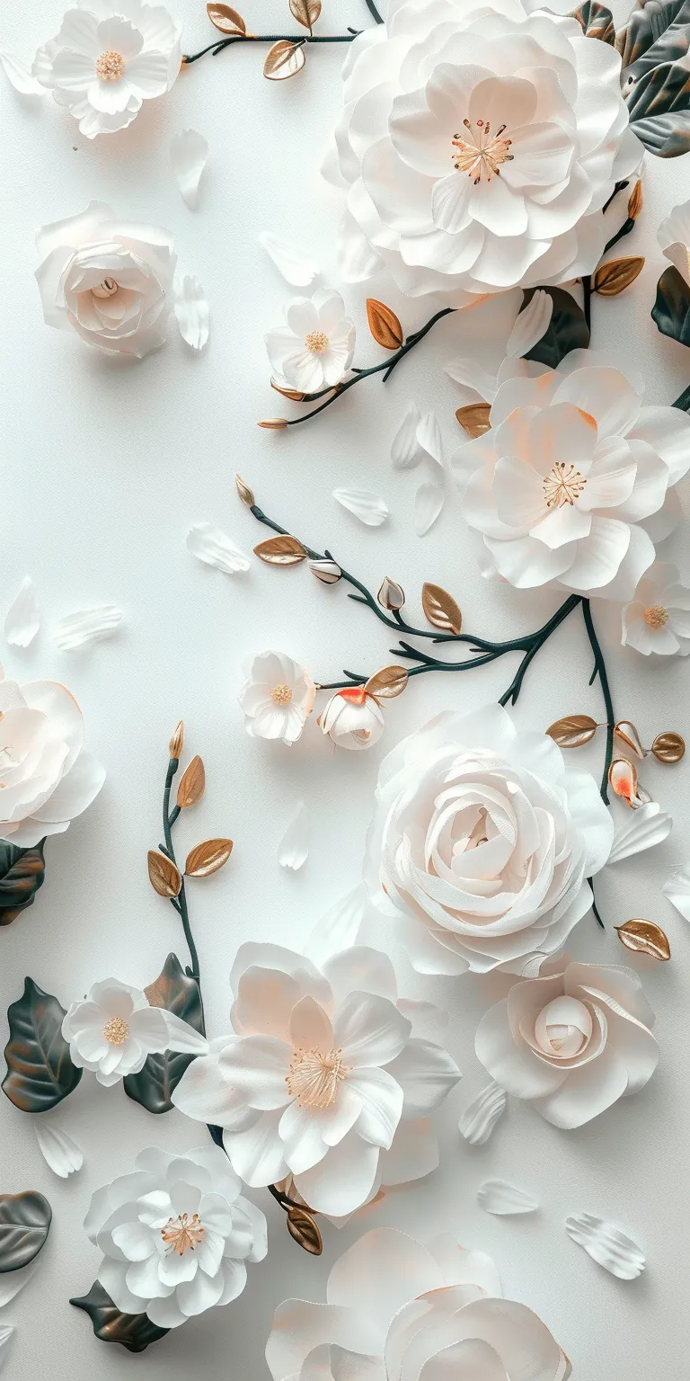 white background wallpaper floral, wall, blossom, pinterest, flowers