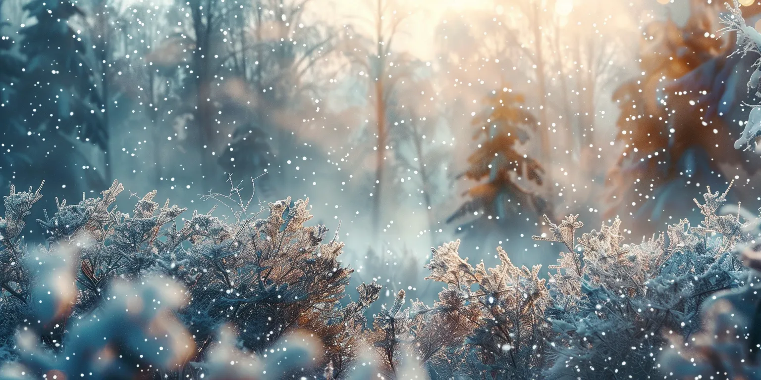 winter background, wallpaper style, 4K  2:1