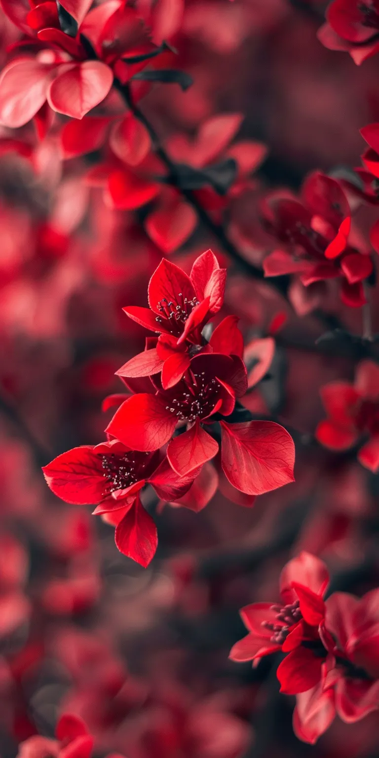 red wallpapers cute, wallpaper style, 4K  1:2