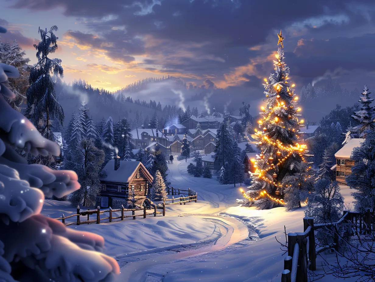 christmas wallpapers, wallpaper style, 4K, HD  4:3