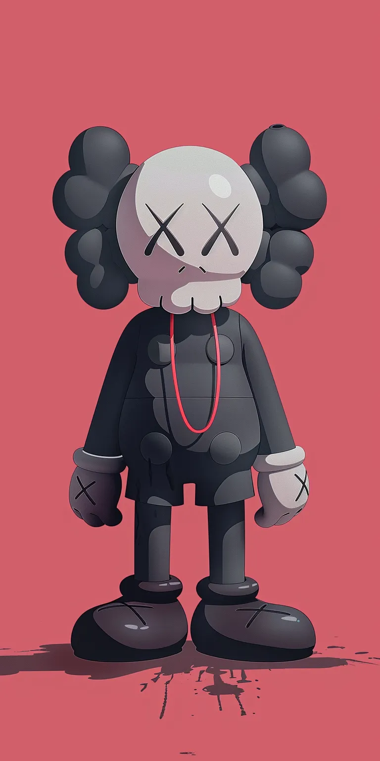 kaws wallpapers iphone, wallpaper style, 4K  1:2