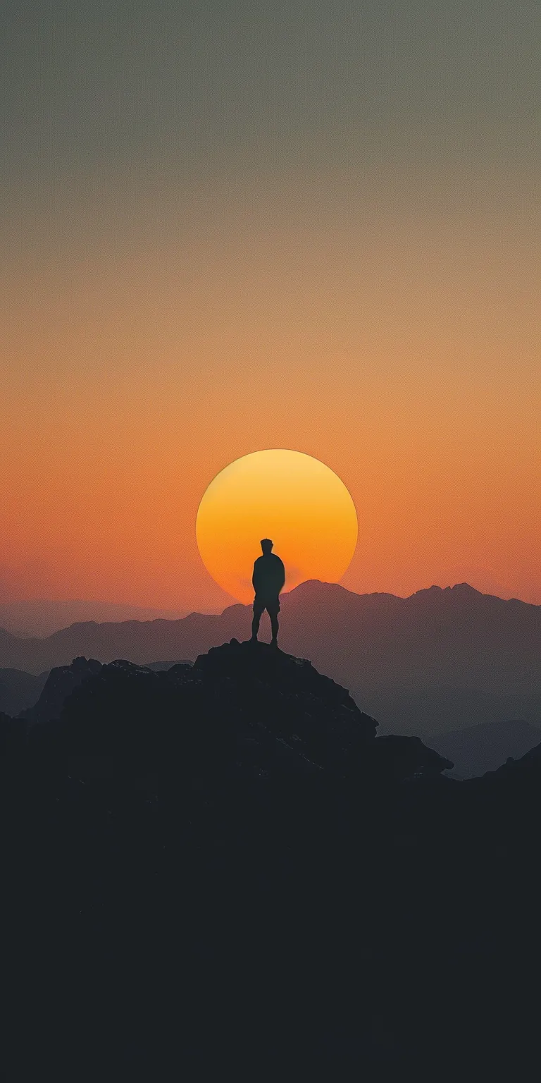 minimalist wallpaper sun, sunset, unsplash, wall, horizon