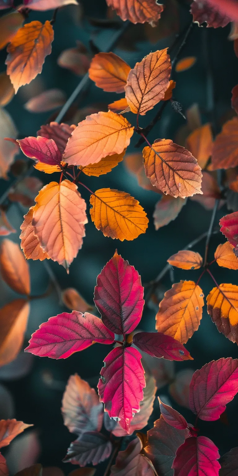 fall background wallpaper, wallpaper style, 4K  1:2