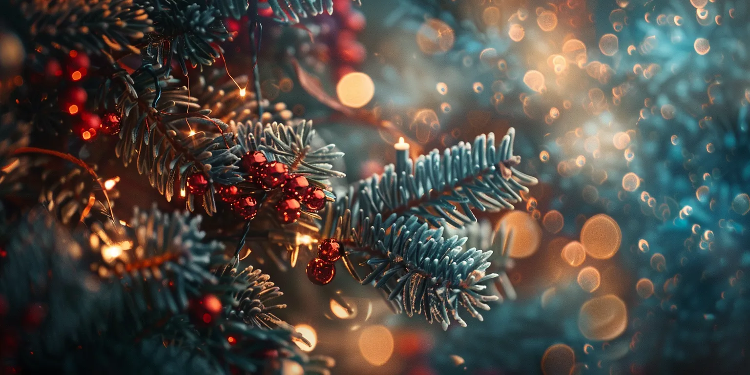 christmas background, wallpaper style, 4K  2:1