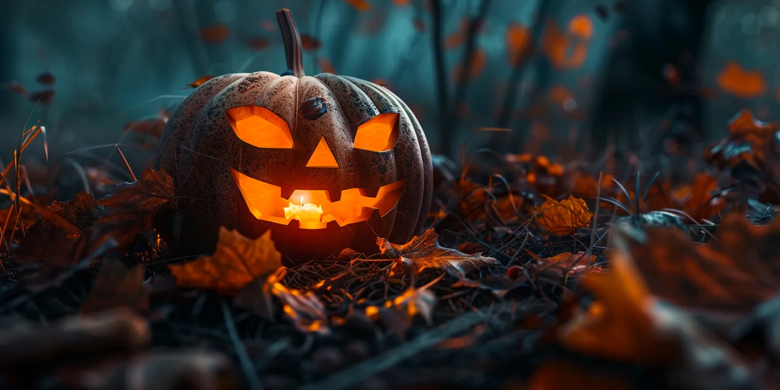 halloween wallpapers aesthetic, wallpaper style, 4K  2:1