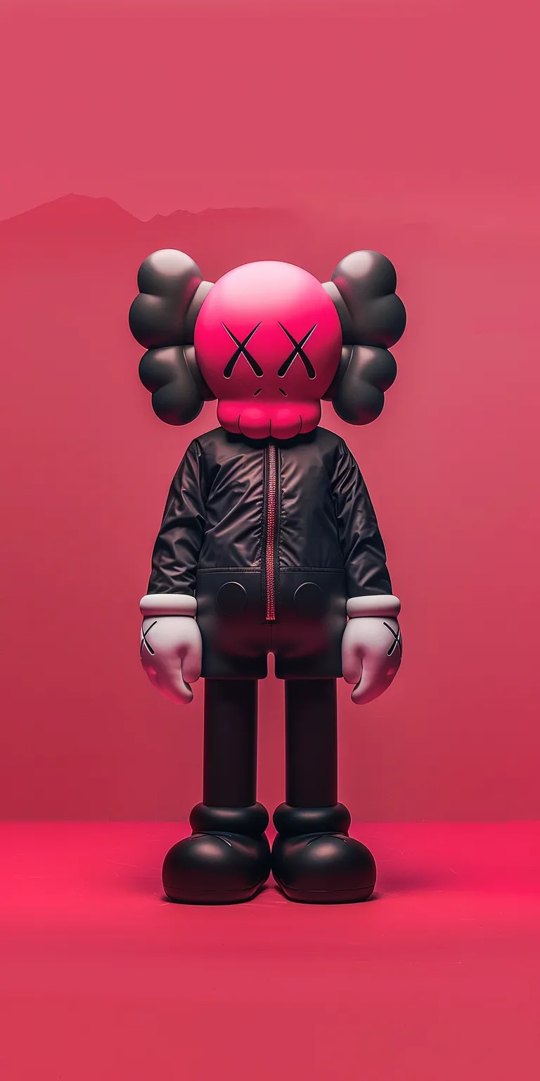 kaws wallpapers iphone, wallpaper style, 4K  1:2