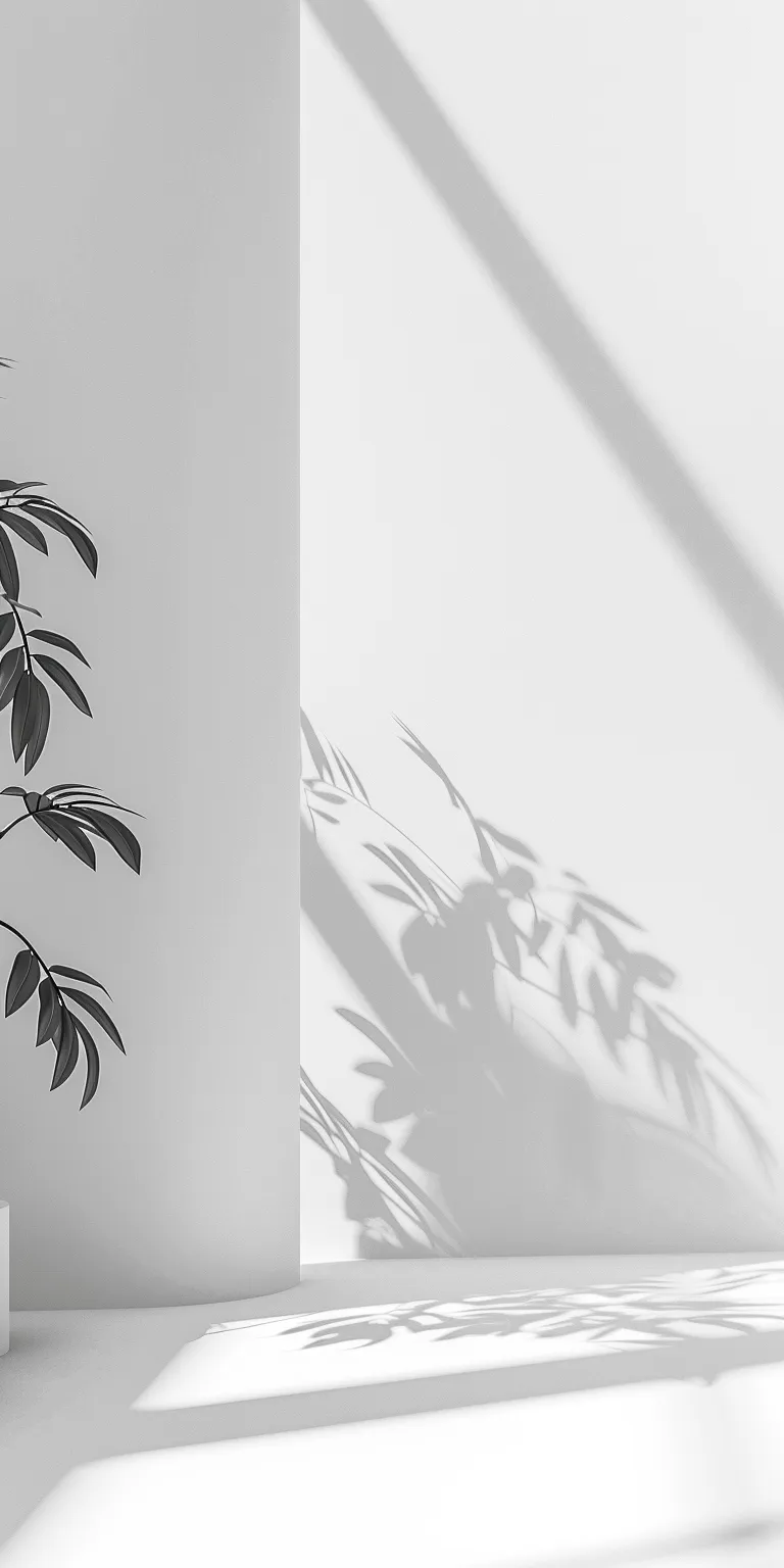 white background wallpaper plants, 3840x1080, palm, bamboo, botanical