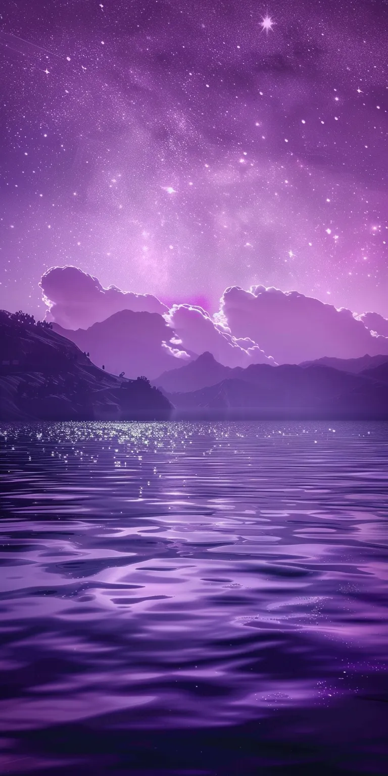 purple background, wallpaper style, 4K  1:2