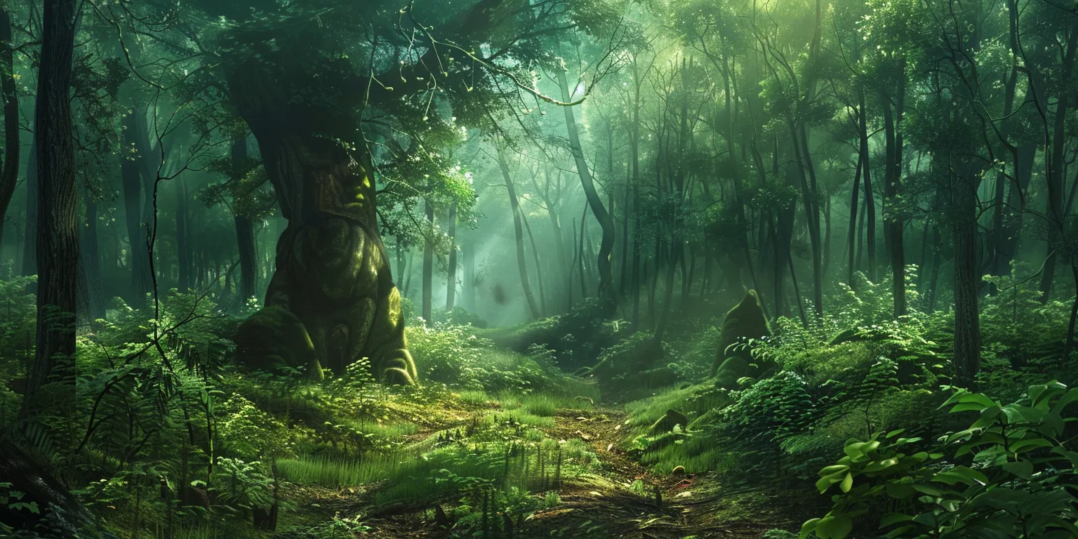 forest wallpaper forest, patrol, jungle, greenery, 3840x1080