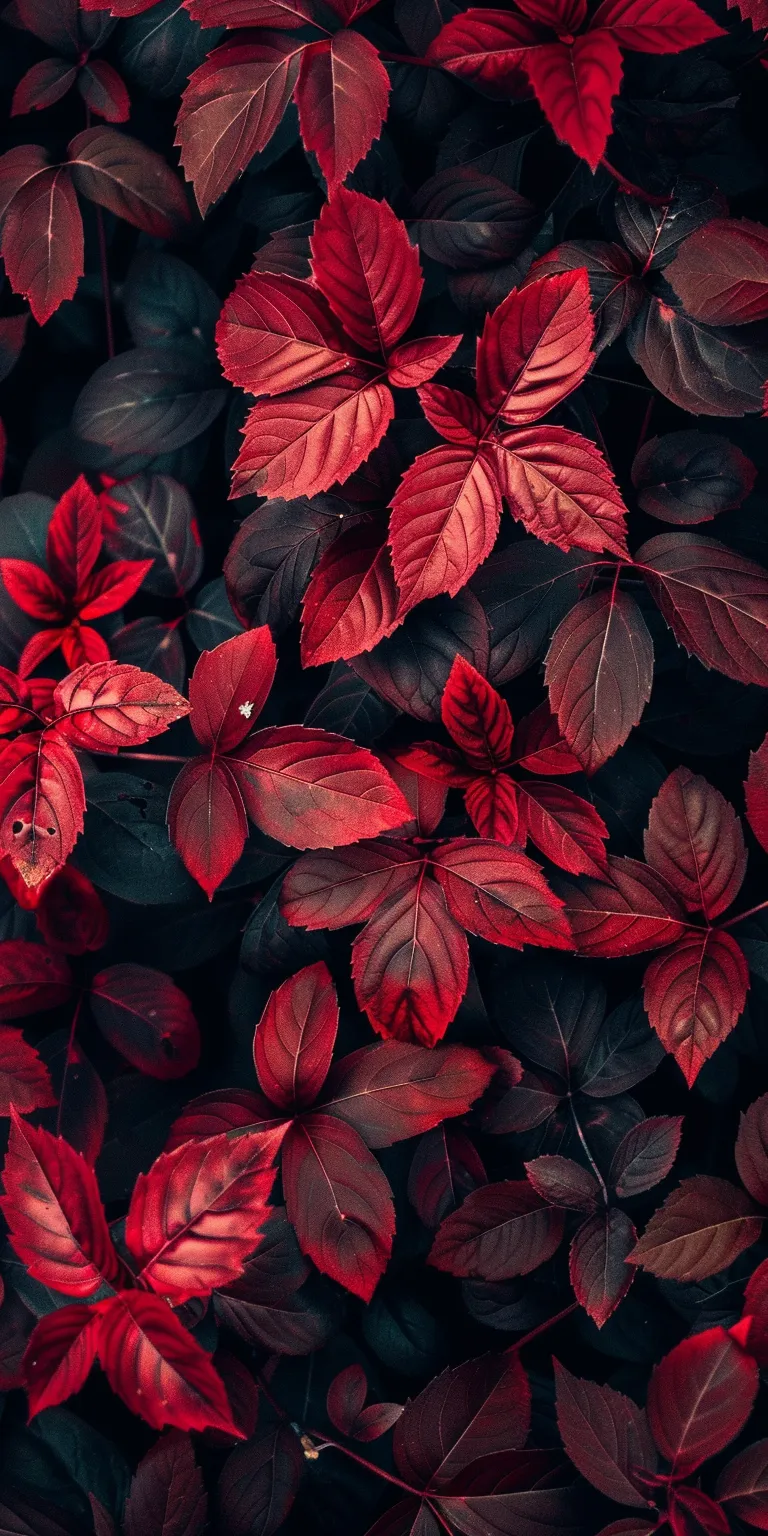 red wallpapers aesthetic, wallpaper style, 4K  1:2