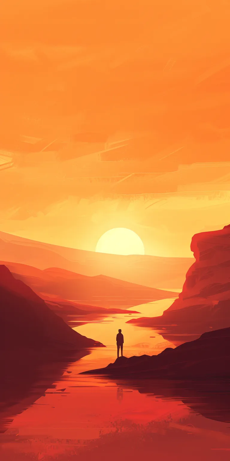 minimalist wallpaper desert, dune, firewatch, 3840x1080, sunset