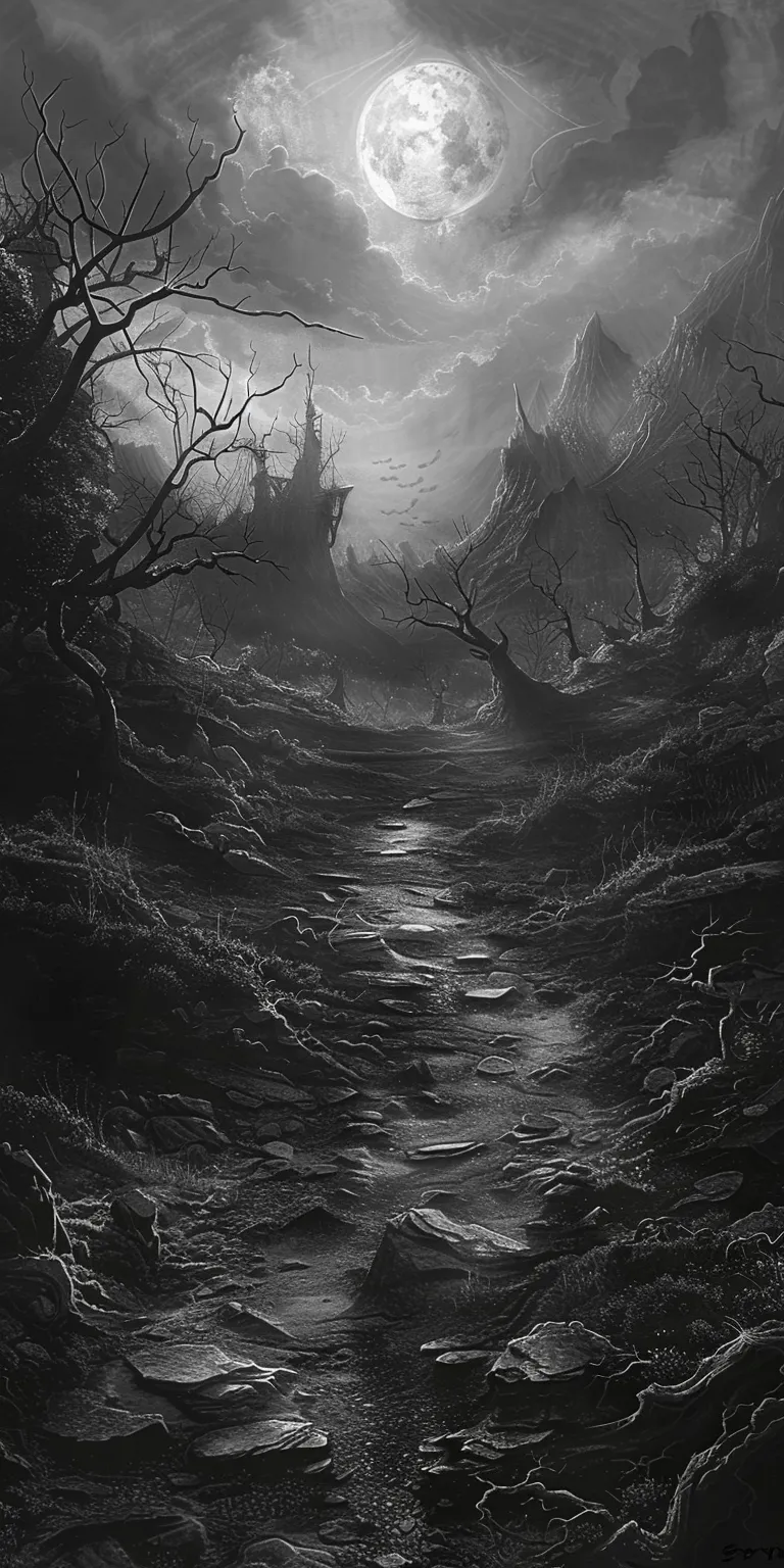 gothic wallpaper forest, gothic, bloodborne, abyss, digital