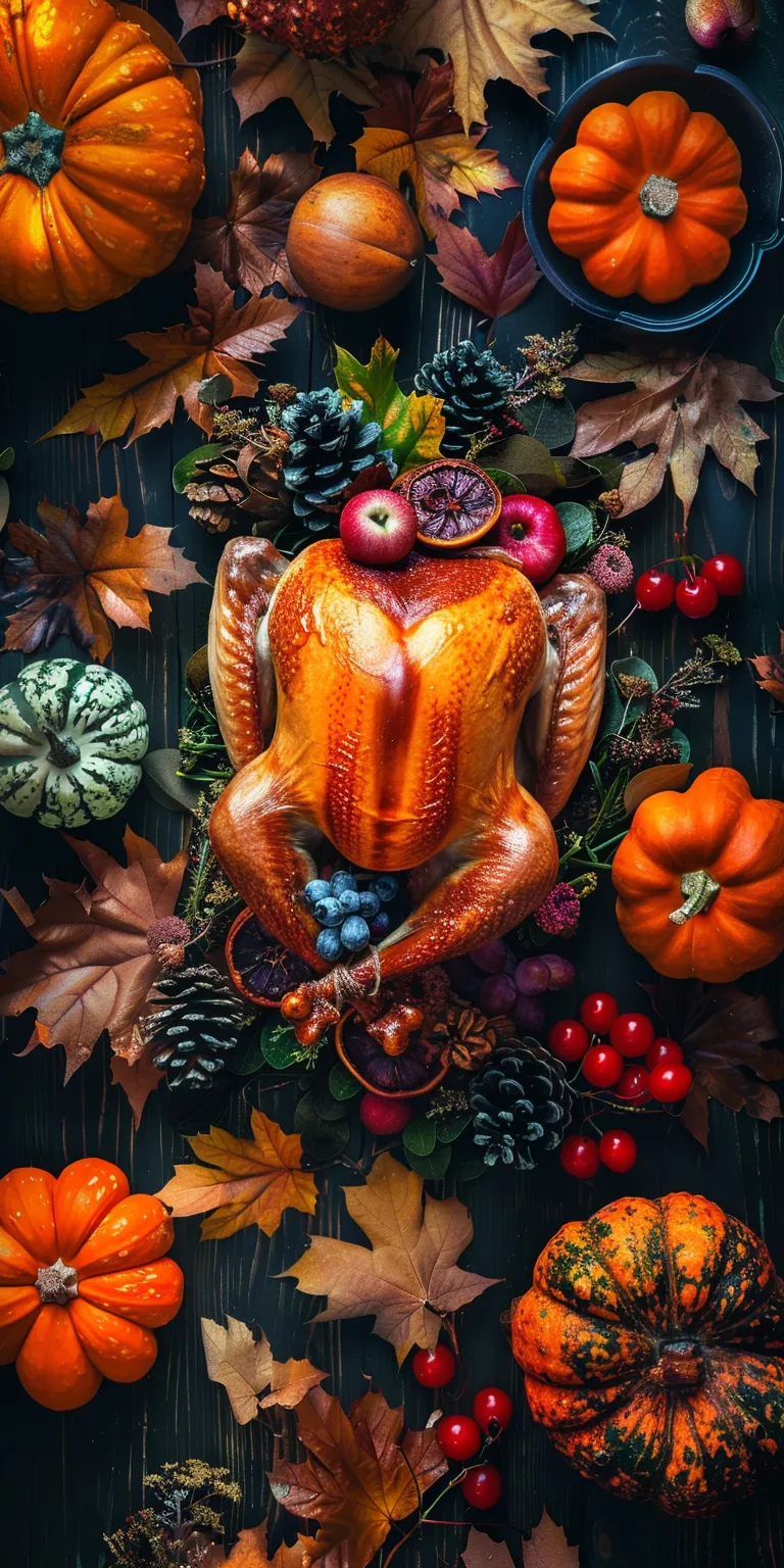 thanksgiving wallpaper iphone, style, 4K  1:2