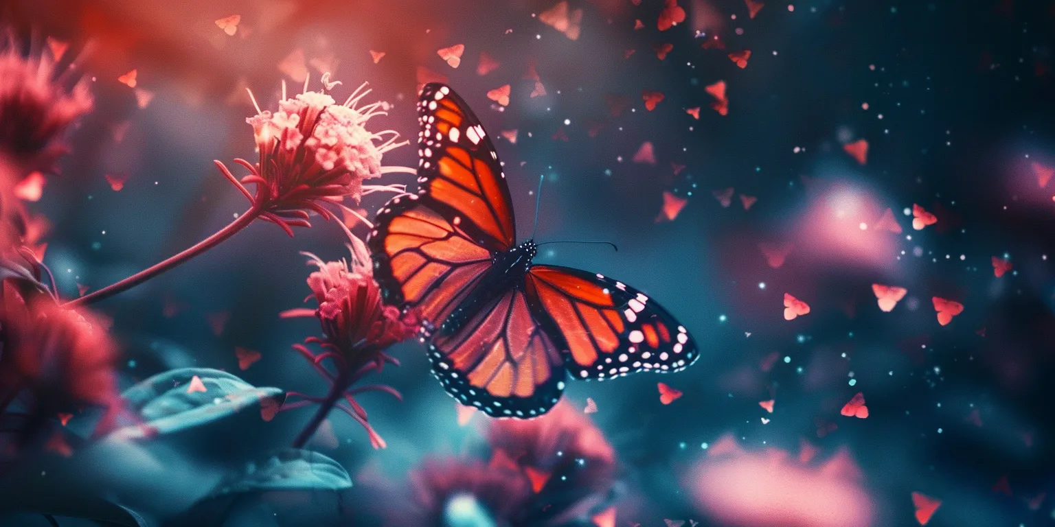 butterfly wallpaper, wallpaper style, 4K  2:1