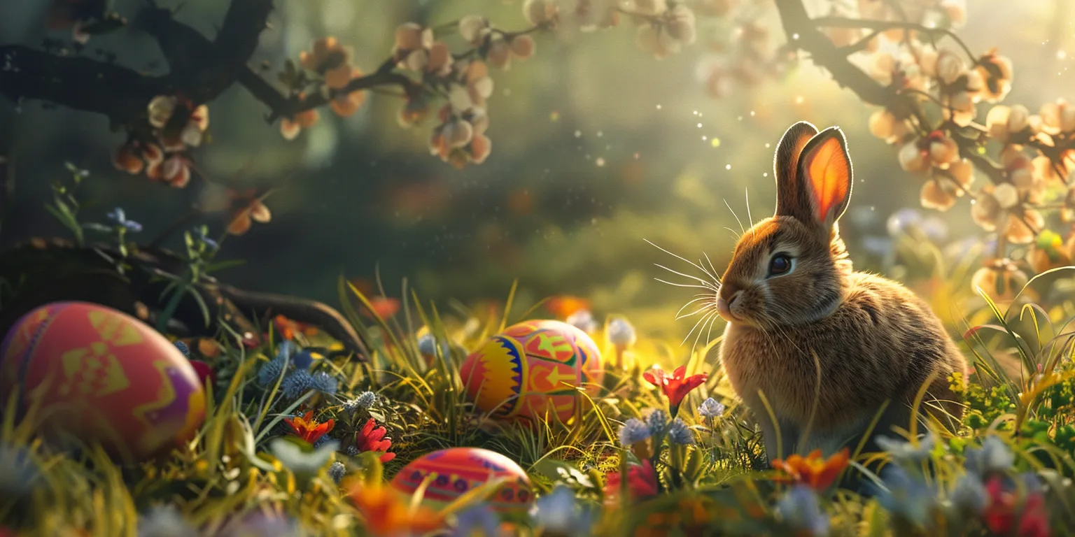 easter wallpaper easter, bunny, rabbit, hop, spring