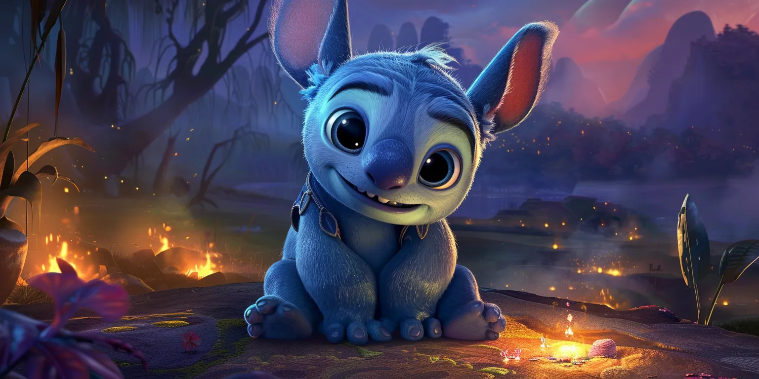 stitch wallpaper for phone, style, 4K  2:1