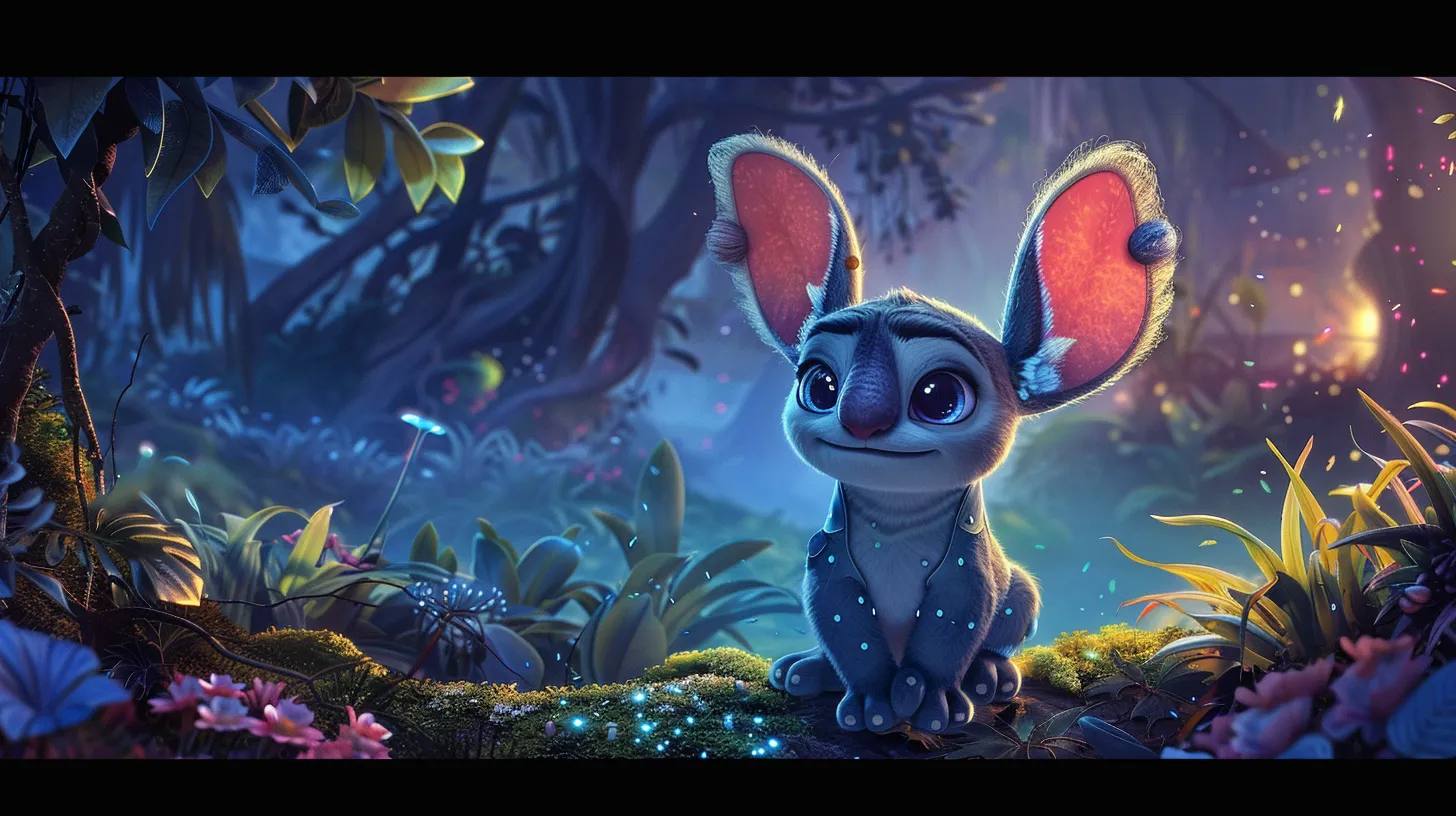 stitch wallpapers cute, wallpaper style, 4K  16:9